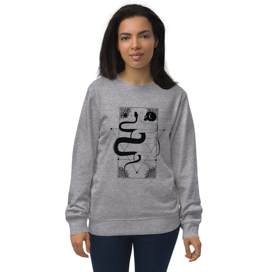 Esoteric Snakes | Witchy Sweatshirt | Unisex | Organic & Eco Friendly | Tarot Occult Design
