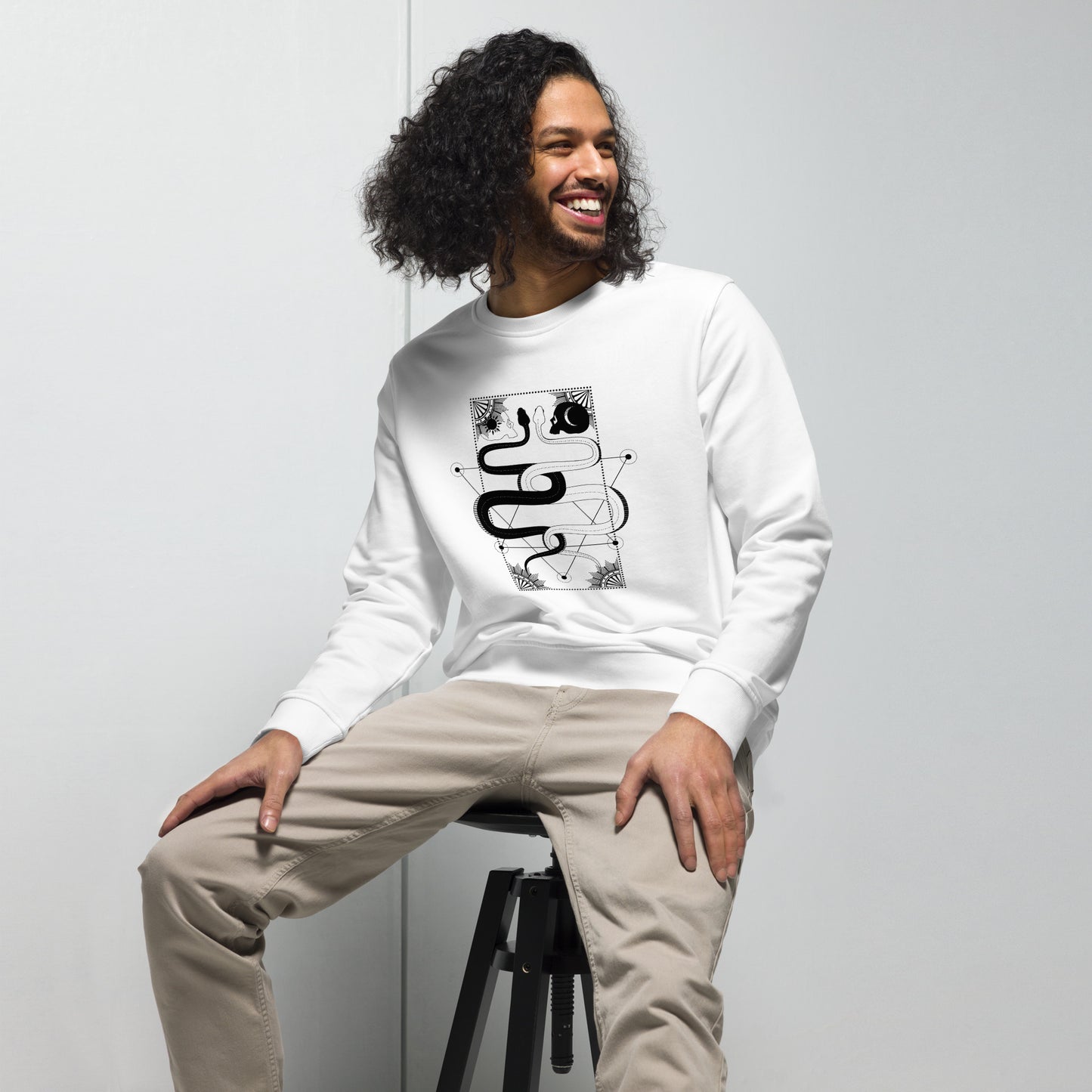 Esoteric Snakes | Witchy Sweatshirt | Unisex | Organic & Eco Friendly | Tarot Occult Design