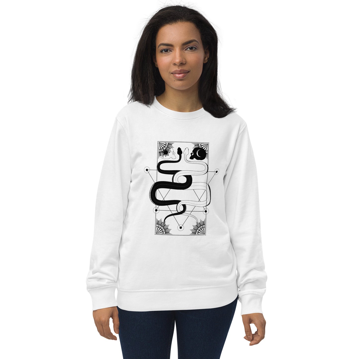 Esoteric Snakes | Witchy Sweatshirt | Unisex | Organic & Eco Friendly | Tarot Occult Design