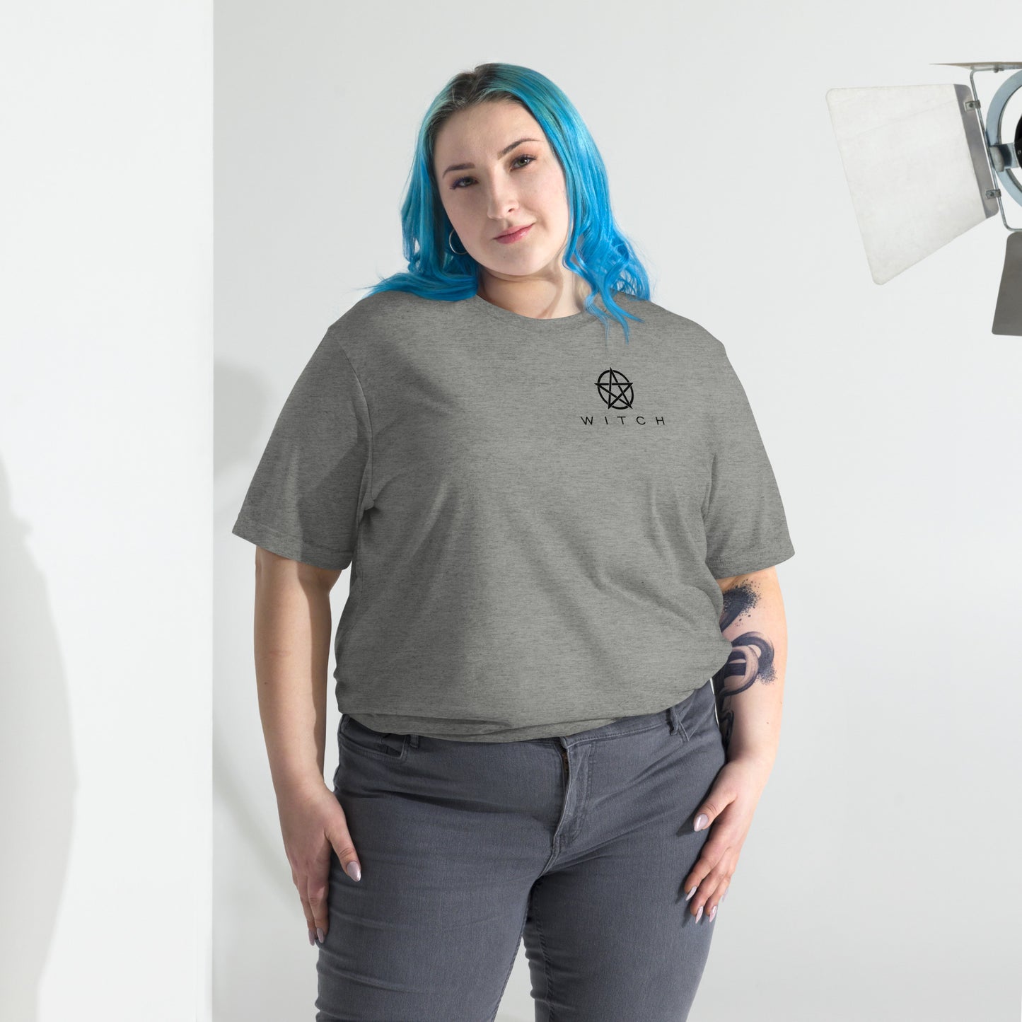 WITCH Pentagram Short sleeve t-shirt | Witchy Tshirts