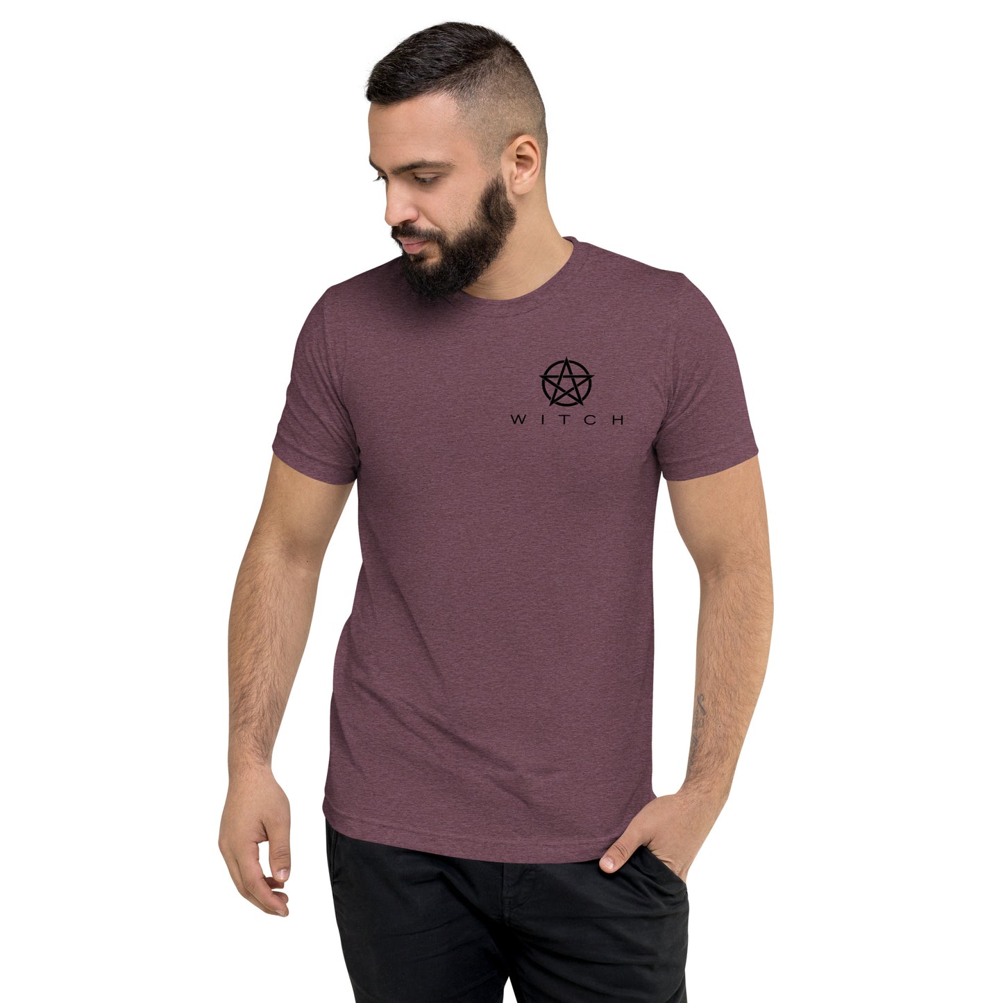 WITCH Pentagram Short sleeve t-shirt | Witchy Tshirts