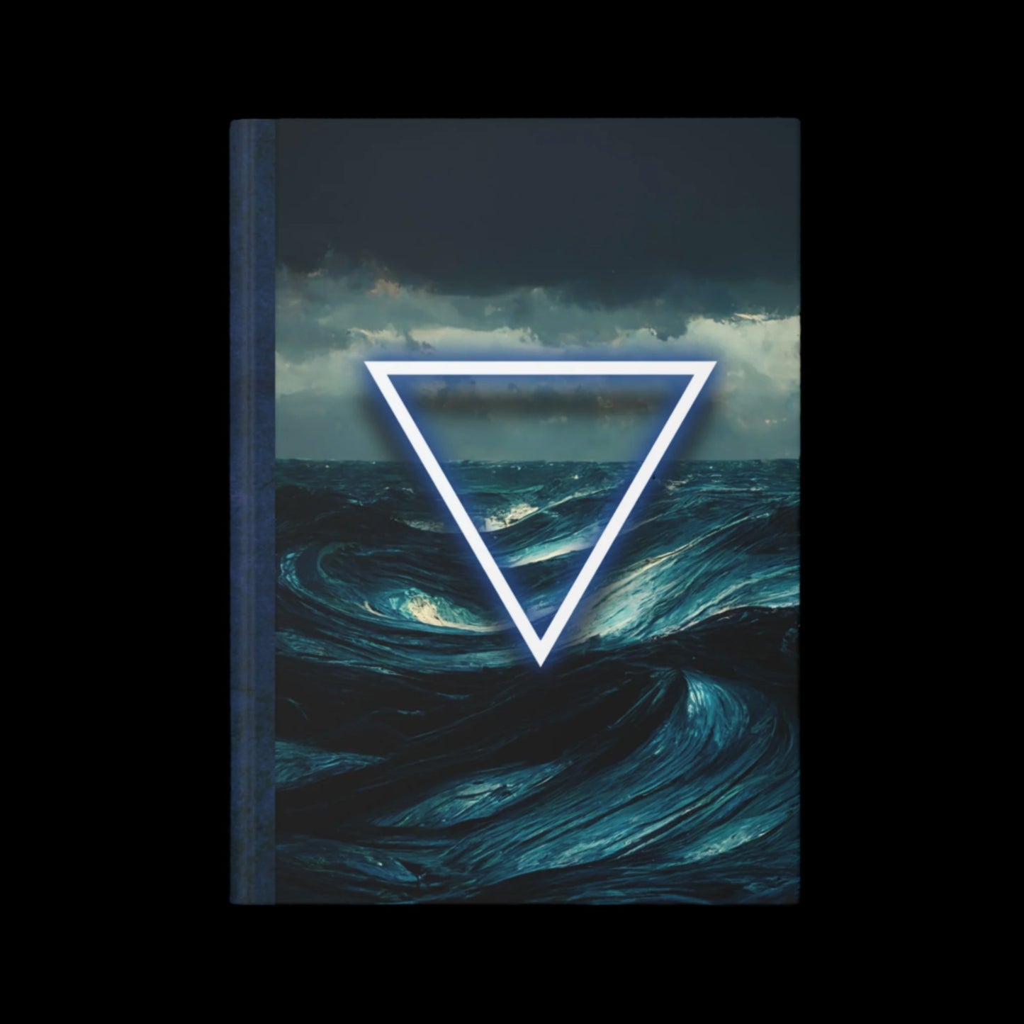 Elemental Book of Shadows - WATER - Hardcover Grimoire for Witches, Pagans, Wiccans - 150 lined page notebook