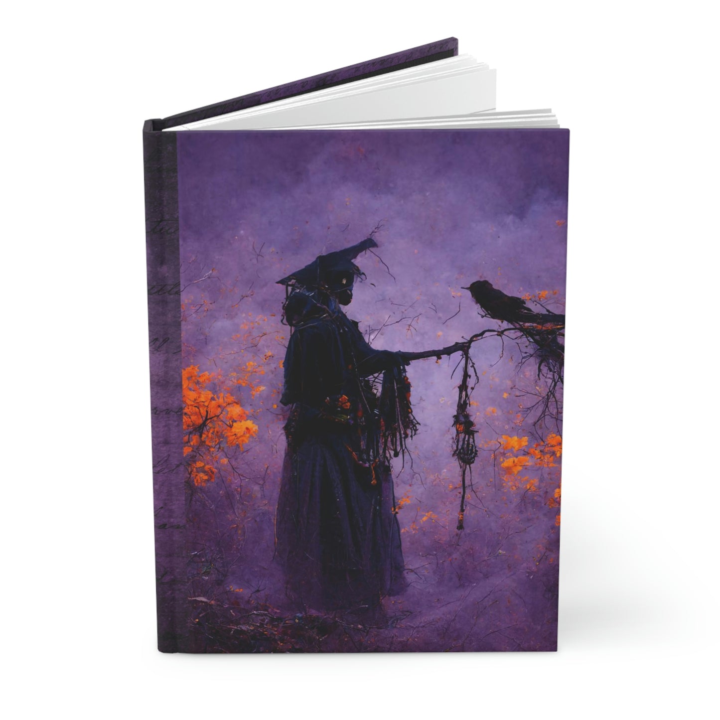 Samhain Inspired Book of Shadows - Witchy Notebook - Hardcover Grimoire