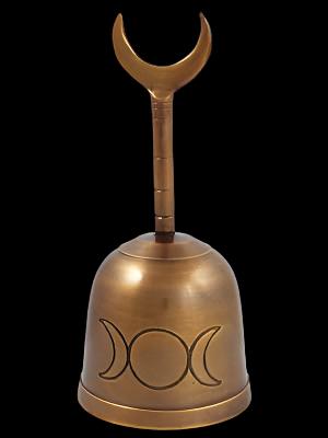 5" Moon Goddess altar bell