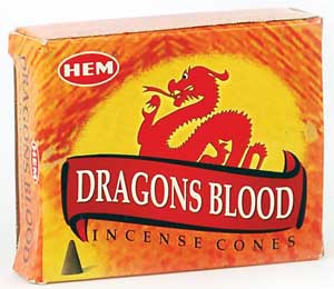 Dragon's Blood Cone Incense 10 Cones by HEM