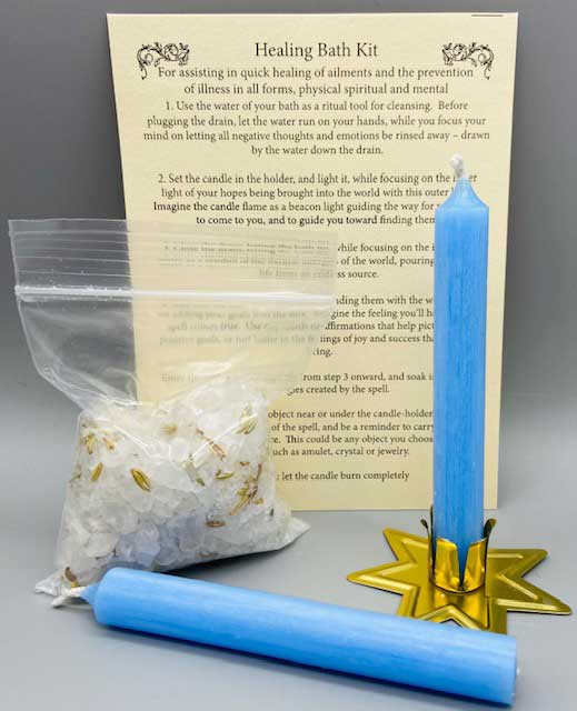 Healing bath kit