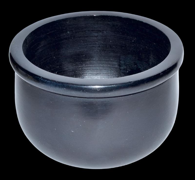 Black Stone Scrying Bowl 3"