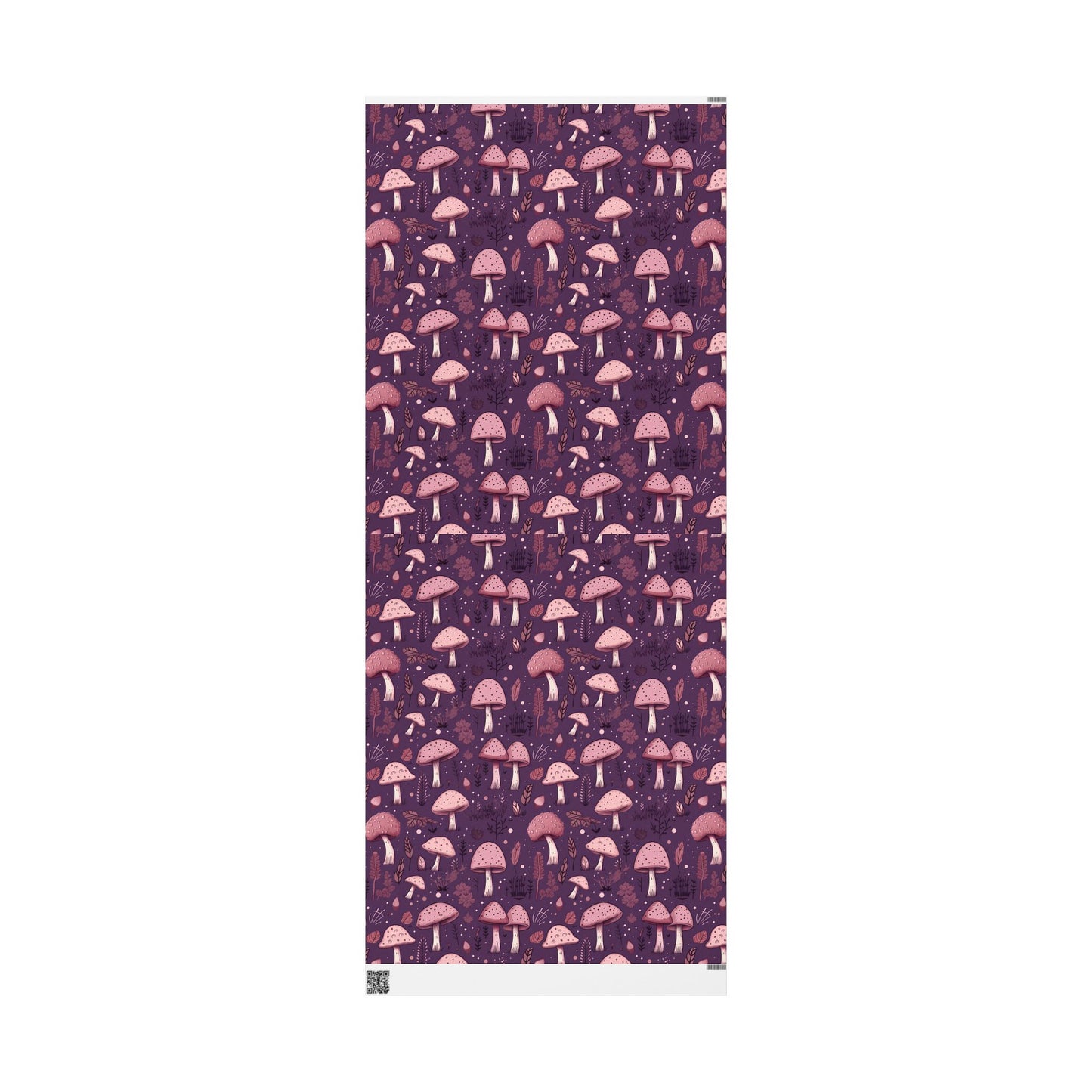 Purple & Pink Mushrooms | Witchy Wrapping Paper | Boutique Gift Wrap