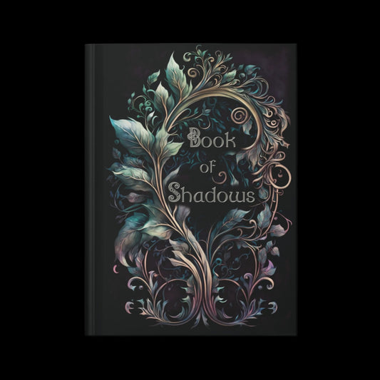 Hardcover Journal - Book of Shadows Fairy Inspired Grimoire - 150 Lined Pages