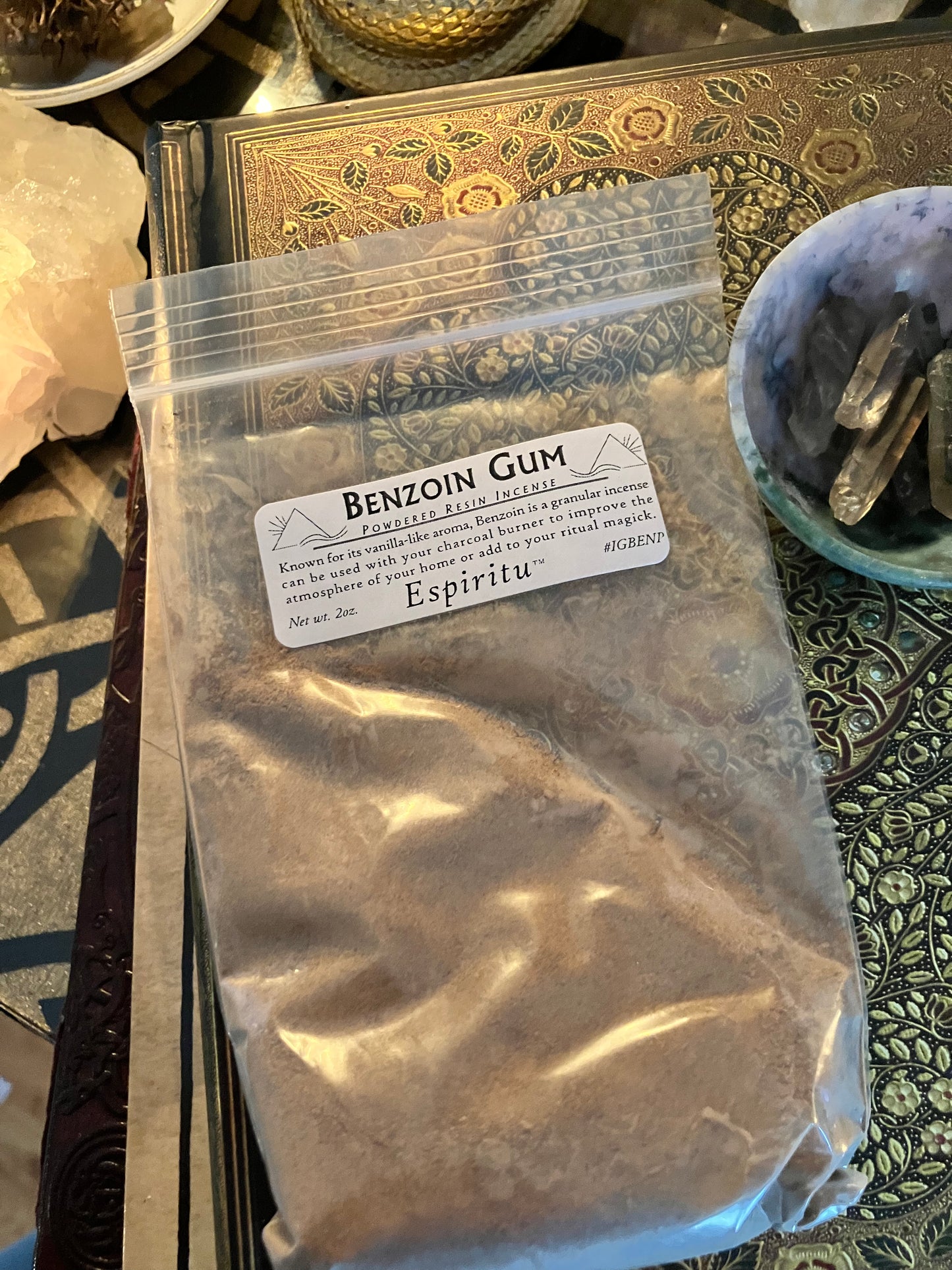 Benzoin Gum powder incense 2 oz