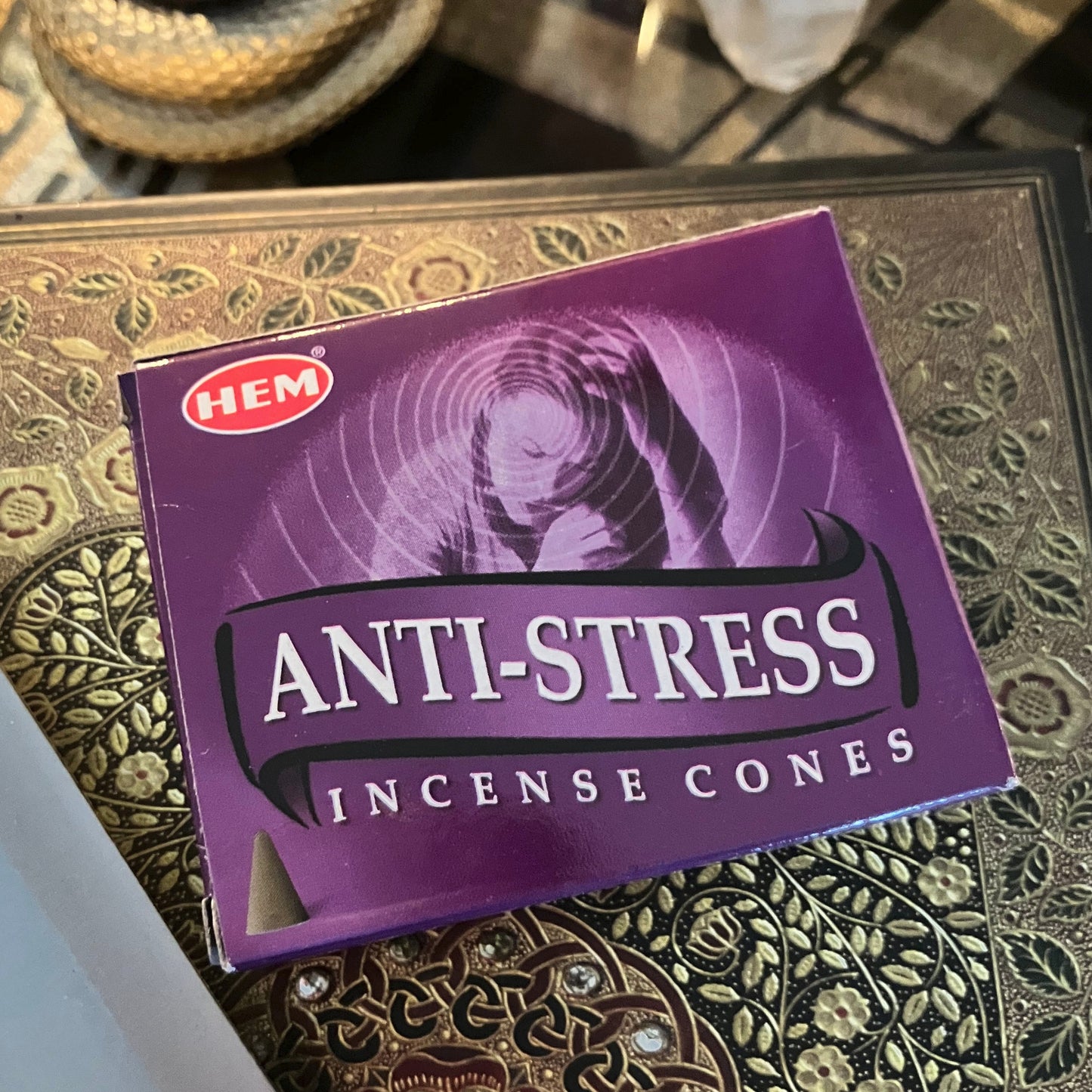 Anti-Stress Cone Incense 10 Cones by HEM