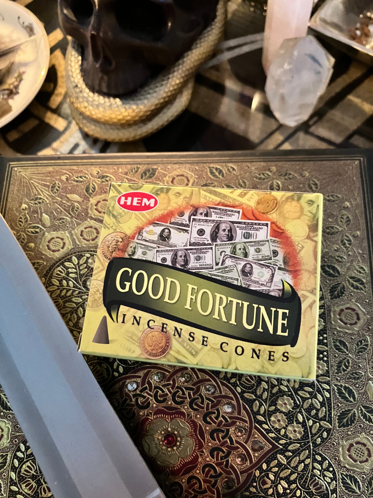 Good Fortune Cone Incense 10 Cones by HEM