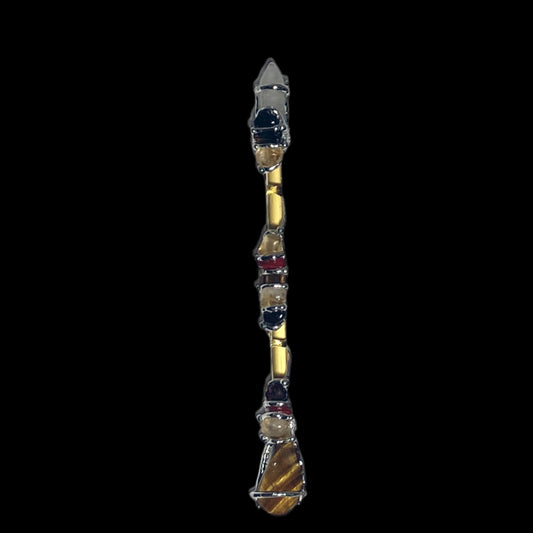 Crystal Wand | SUCCESS | Tigers Eye, Citrine, Garnet, Red Jasper, Clear Quartz