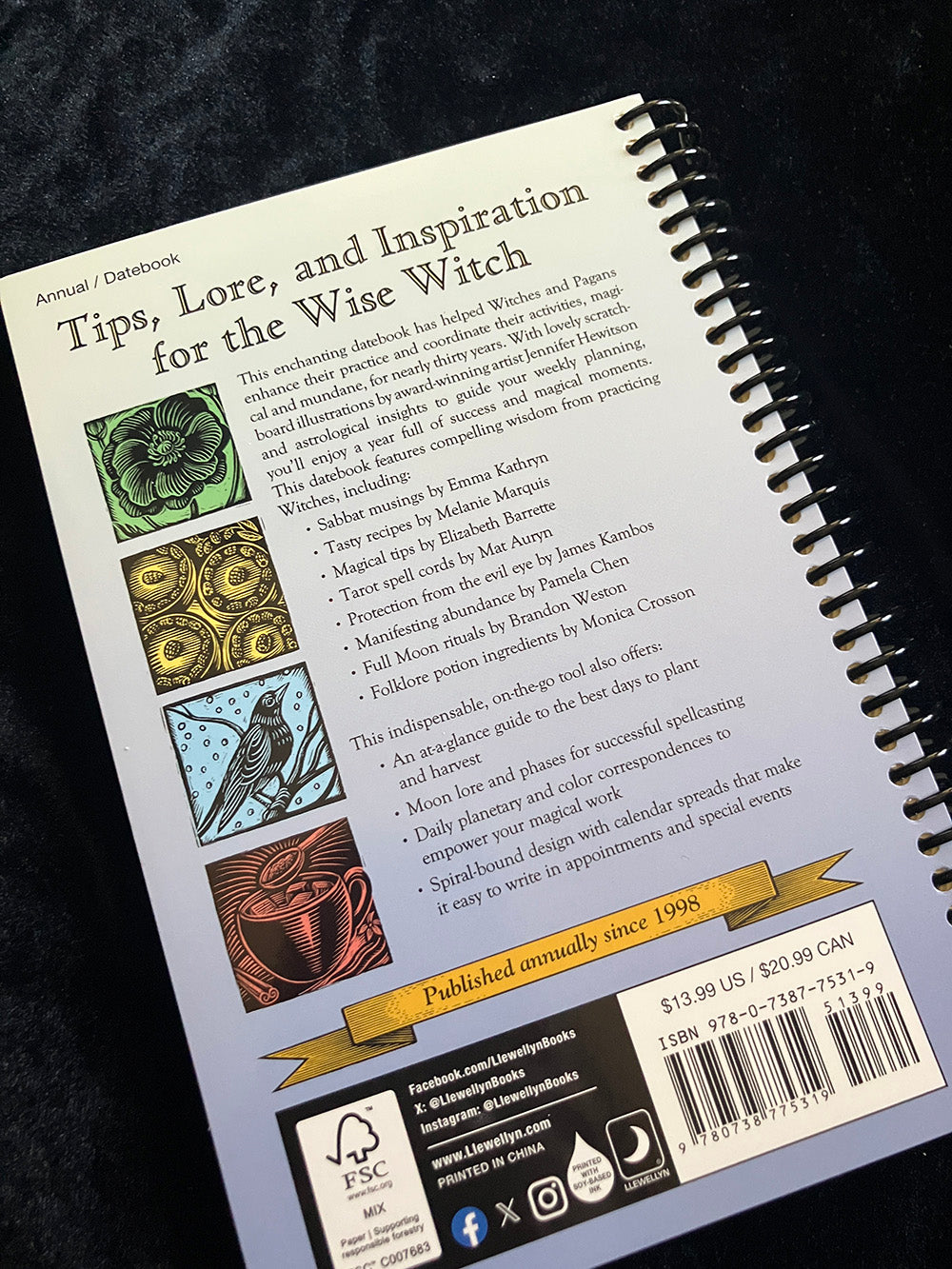 Llewellyn's 2026 Witches' Date Book
