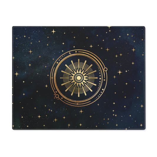 Tarot Cloth - Night Sky Celestial Tarot Reading Mat - Rune Mat Rune Casting Cloth for Divination | 18" × 14"