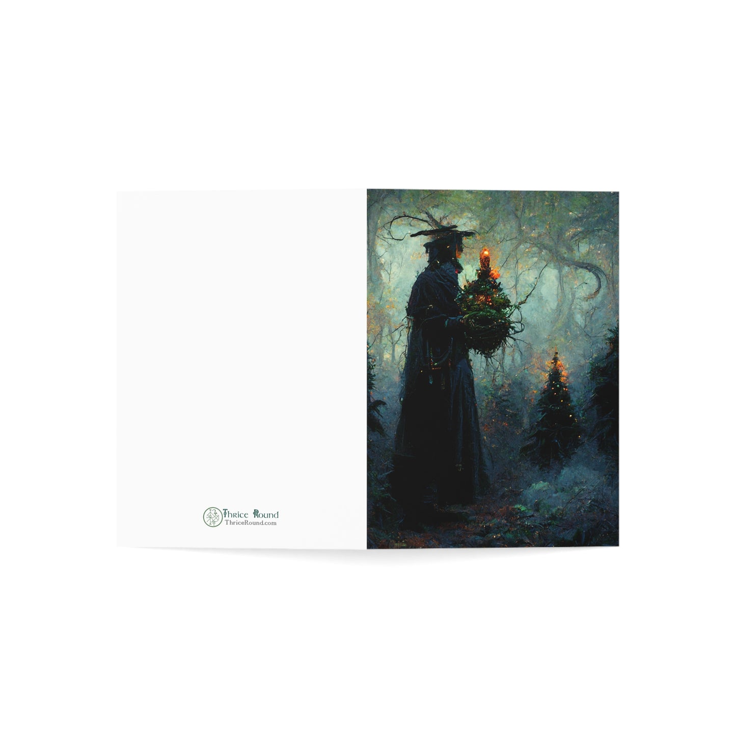 Winter Solstice Ritual | Witchy Yule Greeting Cards (1, 10, 30 and 50 pcs)