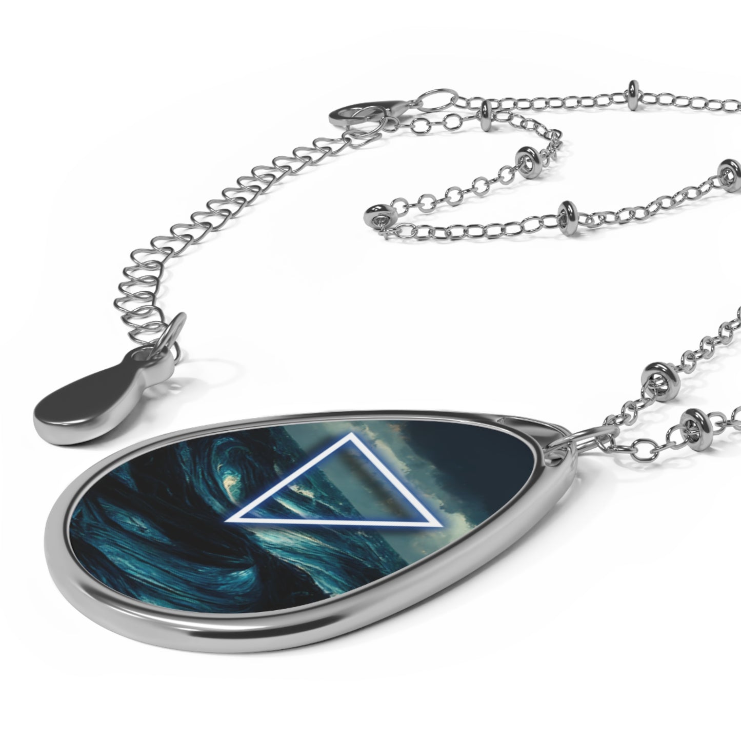 Water Symbol Necklace | Magical Jewelry | Occult Symbol of the Elements