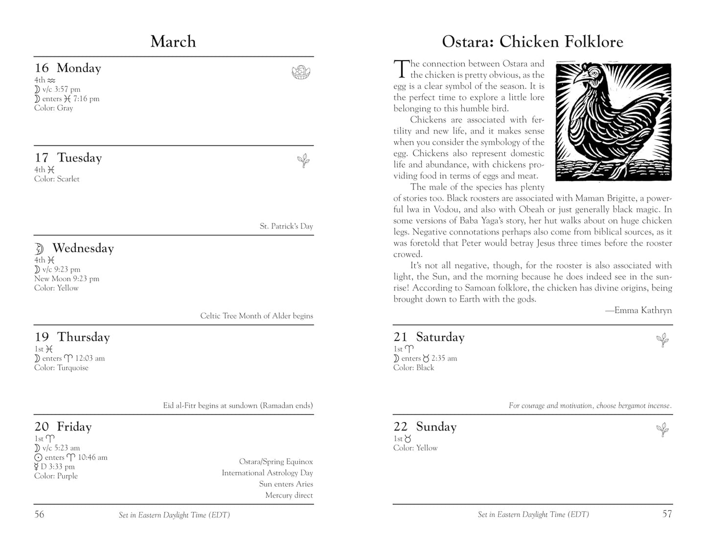 Llewellyn's 2026 Witches' Date Book