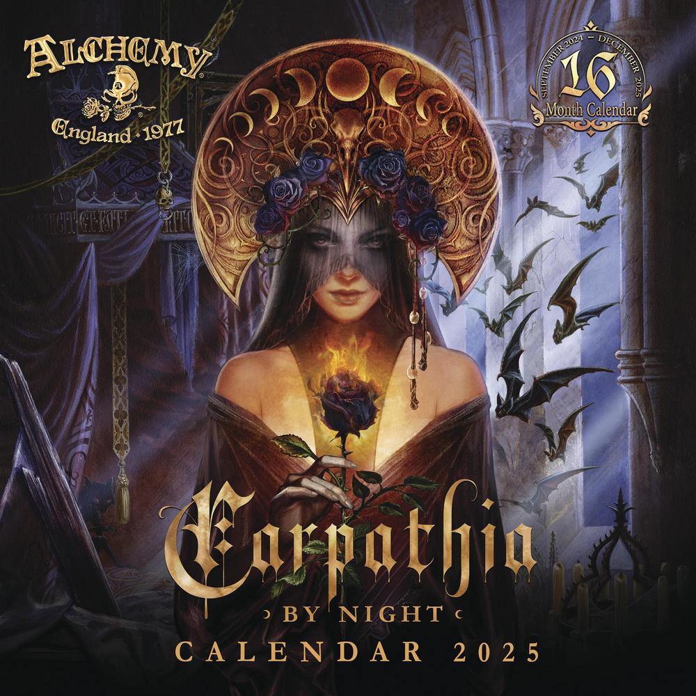 Llewellyn's 2025 Gothic Calendar | Alchemy 1977 Gothic Wall Calendar