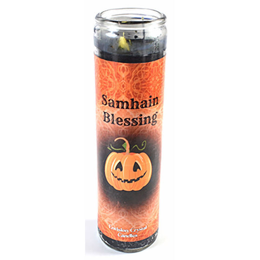 Samhain Blessing Hand-Poured Jar Candle | Pumpkin Scent