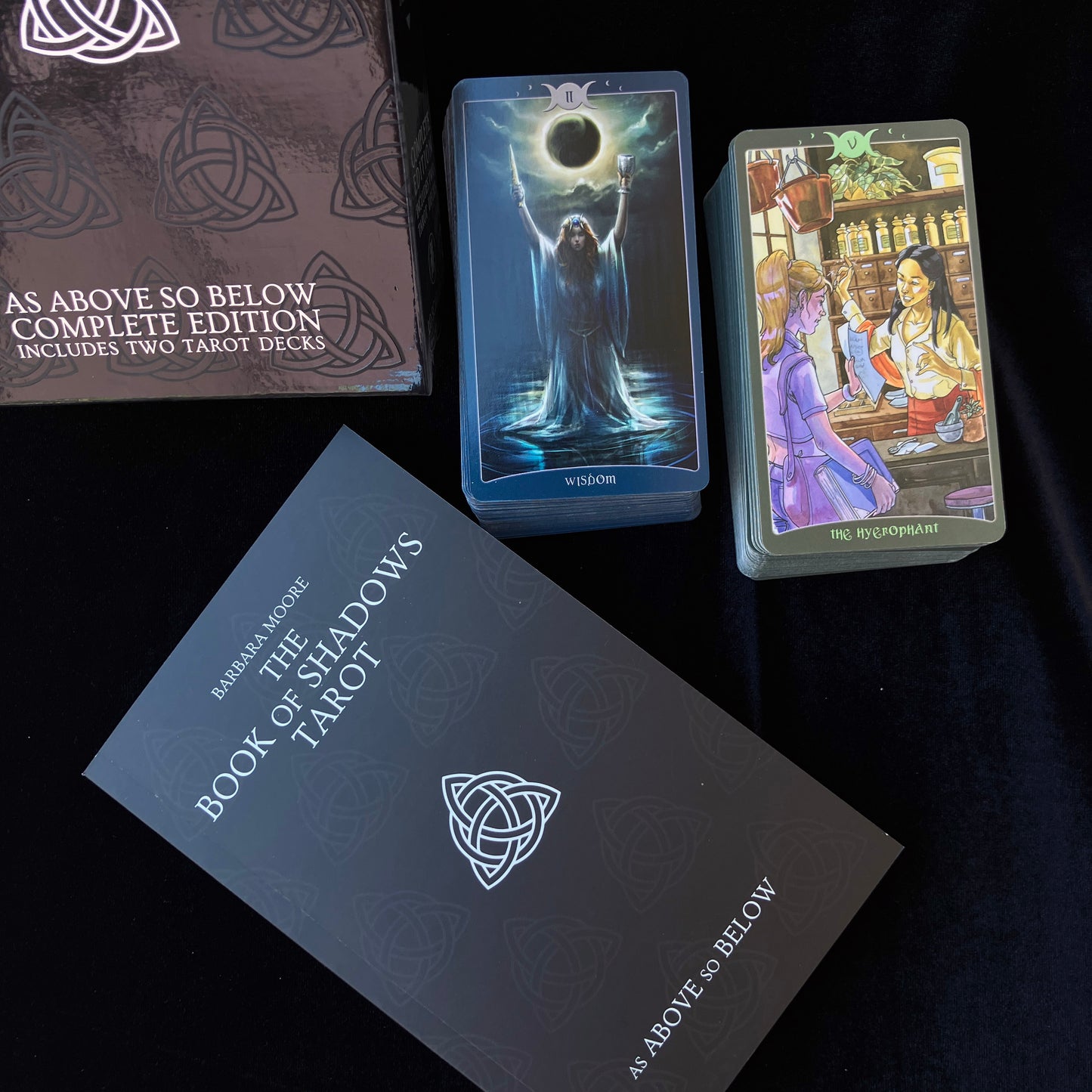 Book of Shadows tarot (2 decks) by Barbara Moore