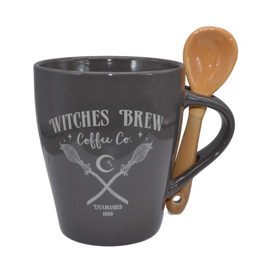 Witches Brew Mug & Spoon Set | Spoon in Handle