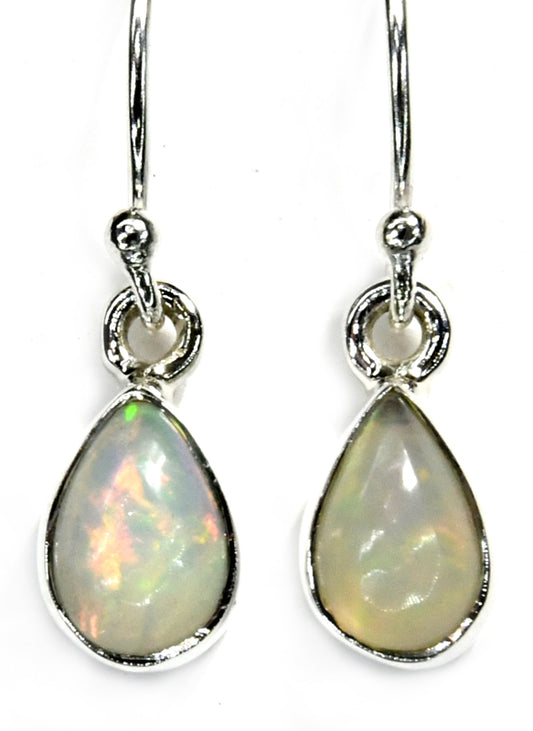 Ethiopian Opal Earrings | Silver