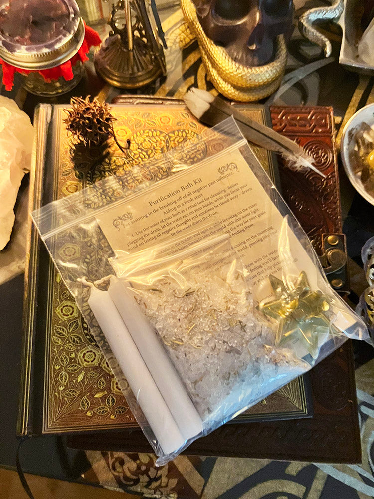 Purifying Ritual Kit Purification Bath Kit | Ritual Bath for Witches, Pagans | Thrice Round ...