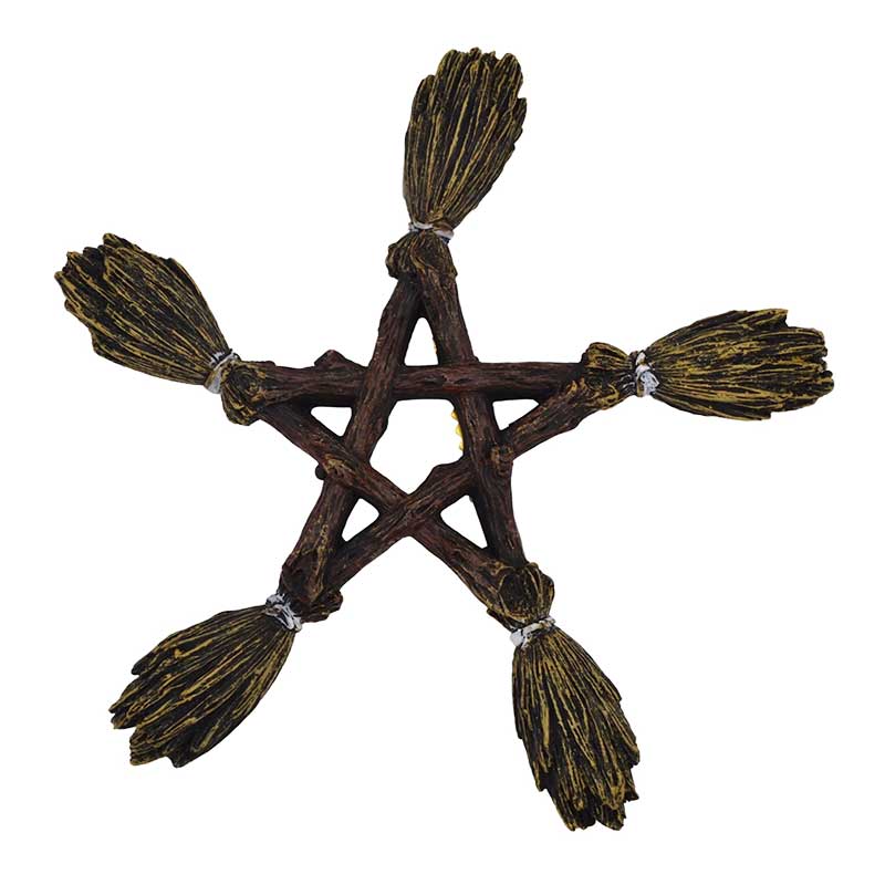 Broom Pentagram Wall Hanging | Cottage Witch Style