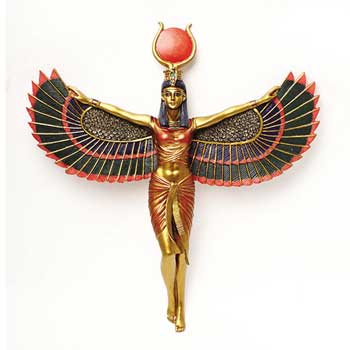 Open Wings Isis Wall Plaque