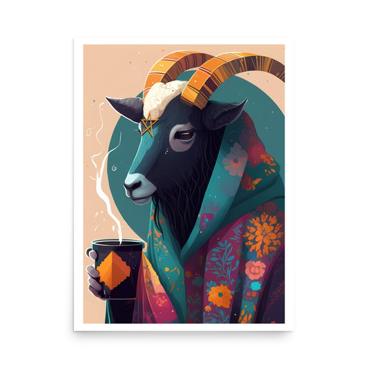 Cozy Baphomet Art Print