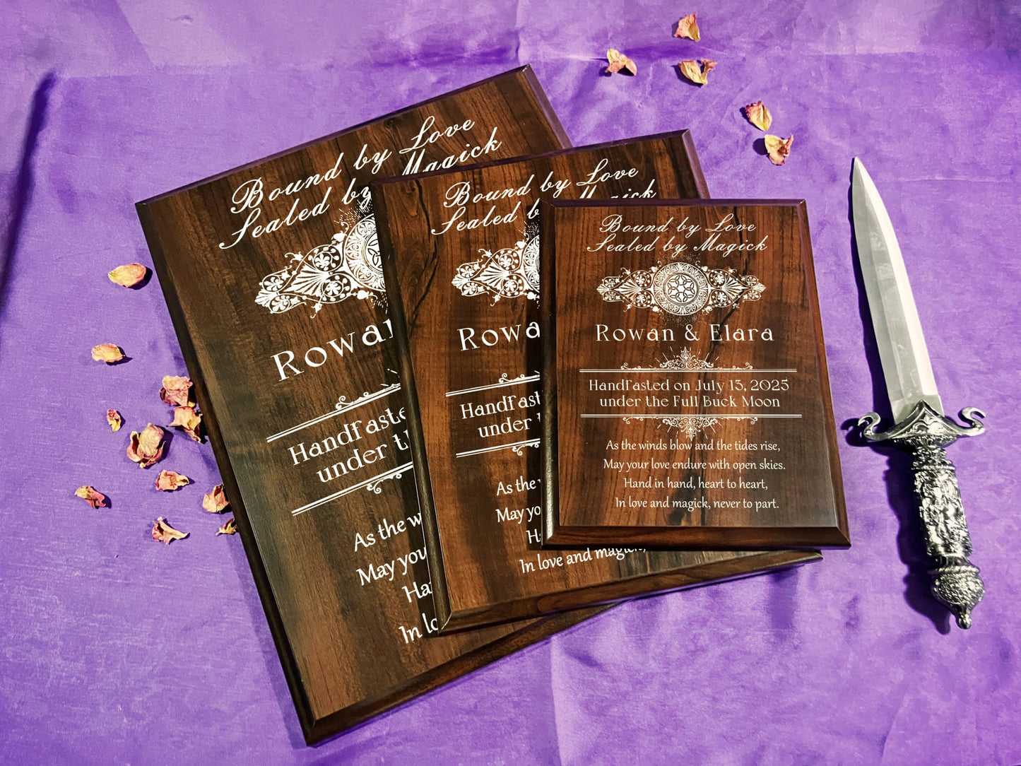 Personalized Handfasting Plaque | Custom Handfasting Gift