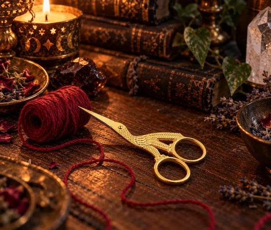 Ritual Scissors | Witches Scissors in the shape of a bird