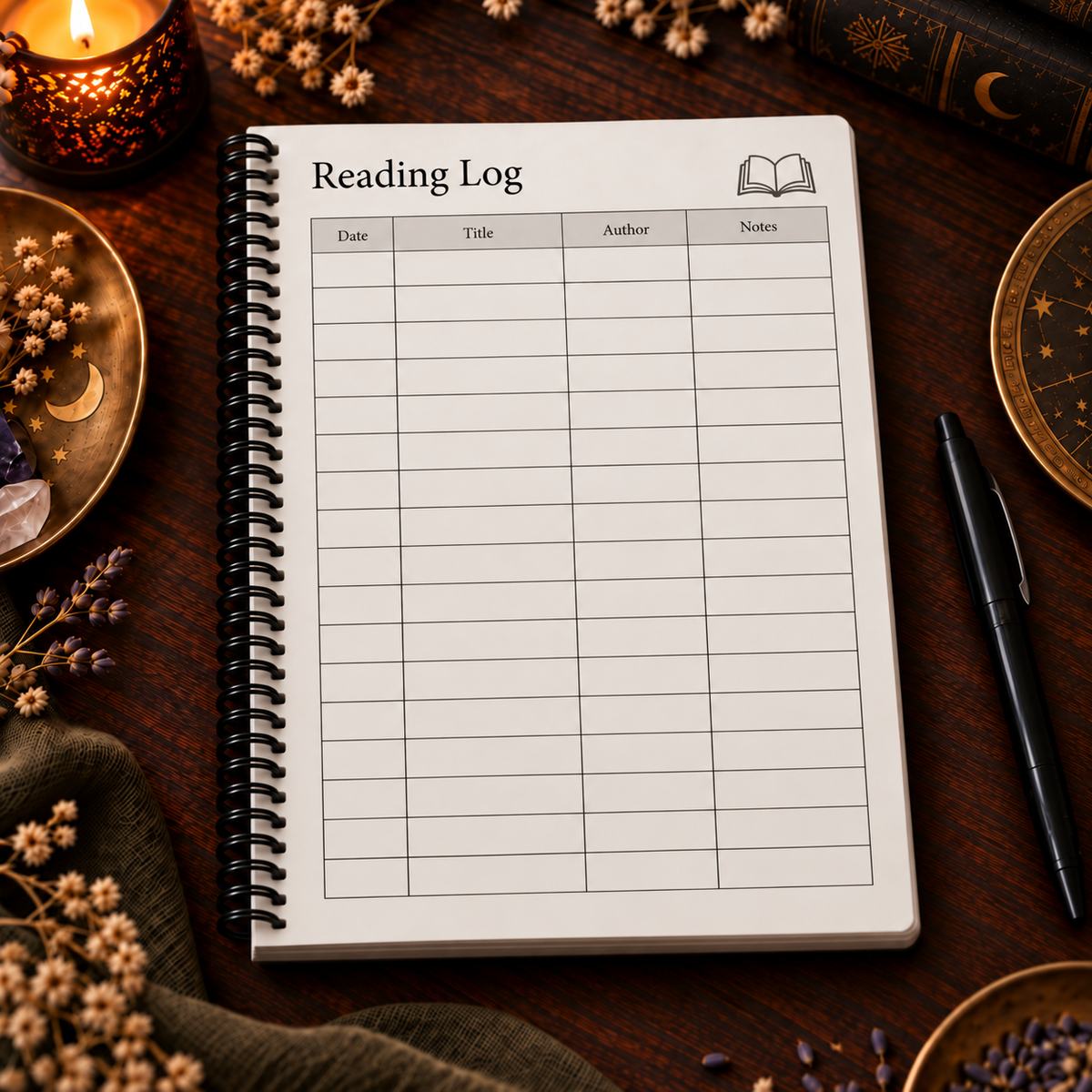 Just a Student Planner - Homeschool Edition | Stars & Moons Cover