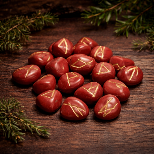 Red Jasper rune set