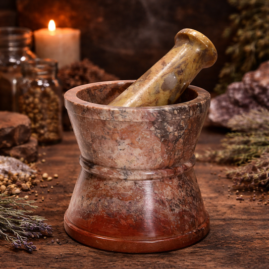 Mini Traditional Soapstone mortar & pestle set