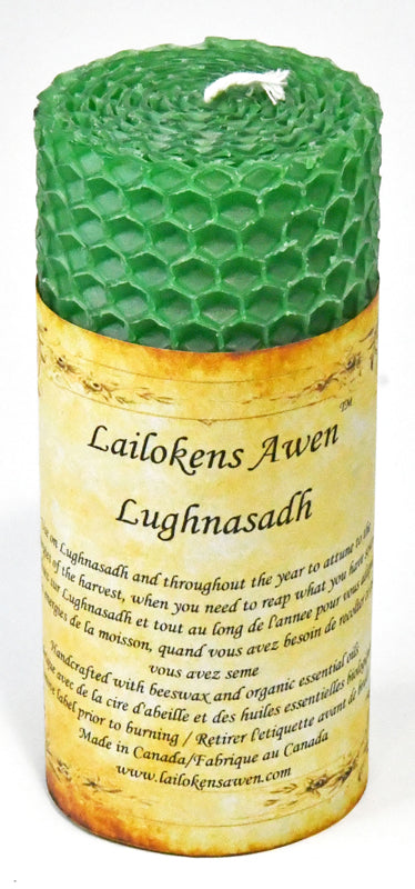 Lughnasadh Altar Candle - 4" : Lailokens Awen