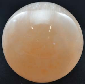 2 " - 3" Orange Selenite Mini gazing ball