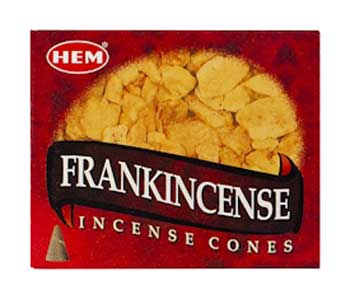 Frankincense Cone Incense 10 Cones by HEM