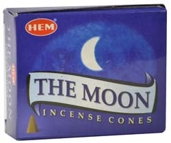 Moon Cone Incense 10 Cones by HEM