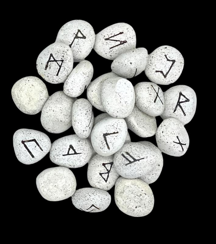 Ceramic rune set – Thrice Round Witch Shop