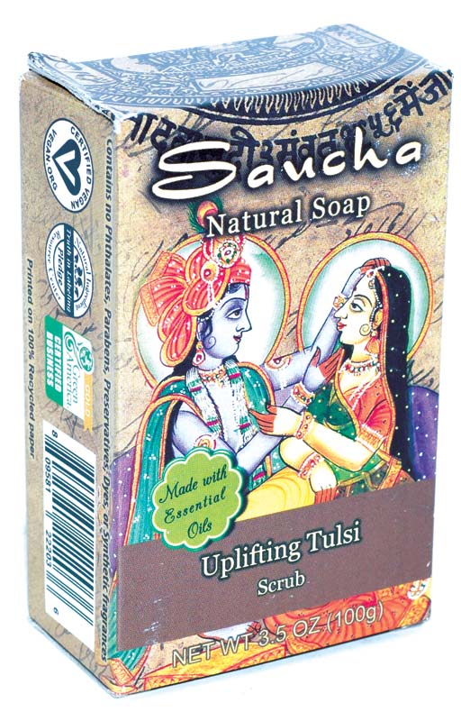 Uplifting Tulsi saucha soap